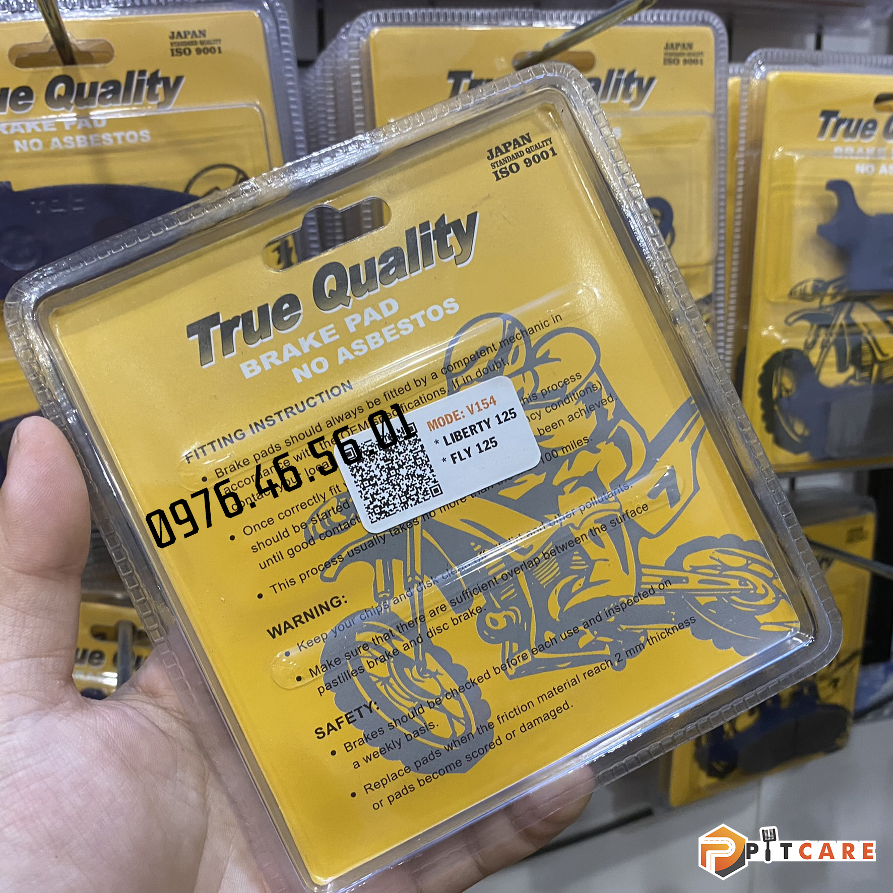 Má Phanh - Bố Thắng Đĩa Xe Liberty 125 Fly 125 True Quality V154