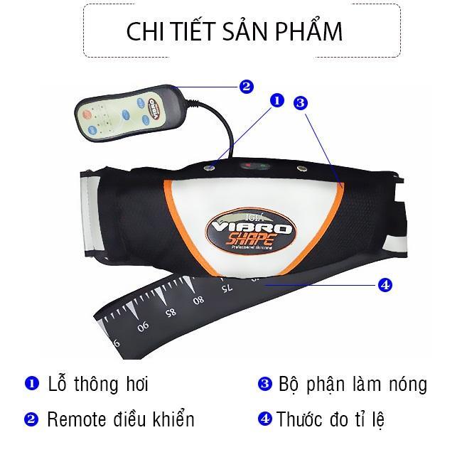 Đai Massage Vibro Shape - Máy Rung Toàn Thân Hiệu Quả