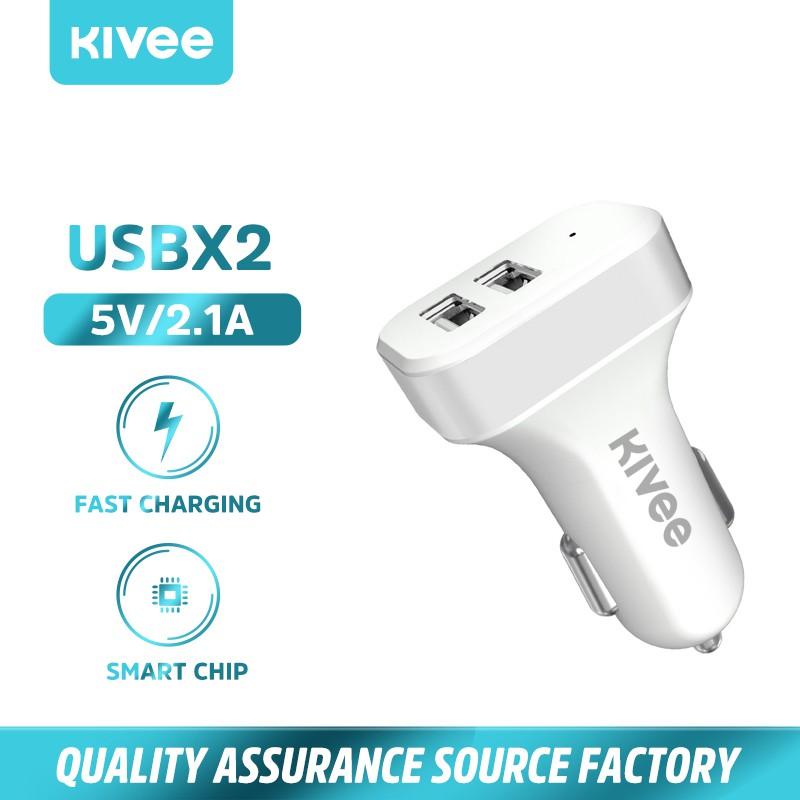 UT501 Bộ chuyển đổi USB kép trên ô tô sạc nhanh 2.1A phù hợp với tất cả các kiểu xe-Hàng chính hãng