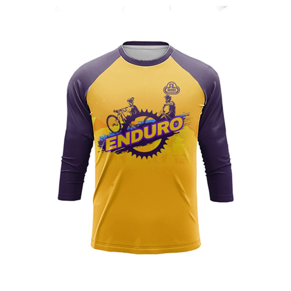 Enduro Xe Đạp Jersey Cảo Tháo Đua Xe Đạp Áo MTB Người Xuống Dốc DH Tay Dài Đi Xe Đạp Quần Áo Color: D Size: XXS