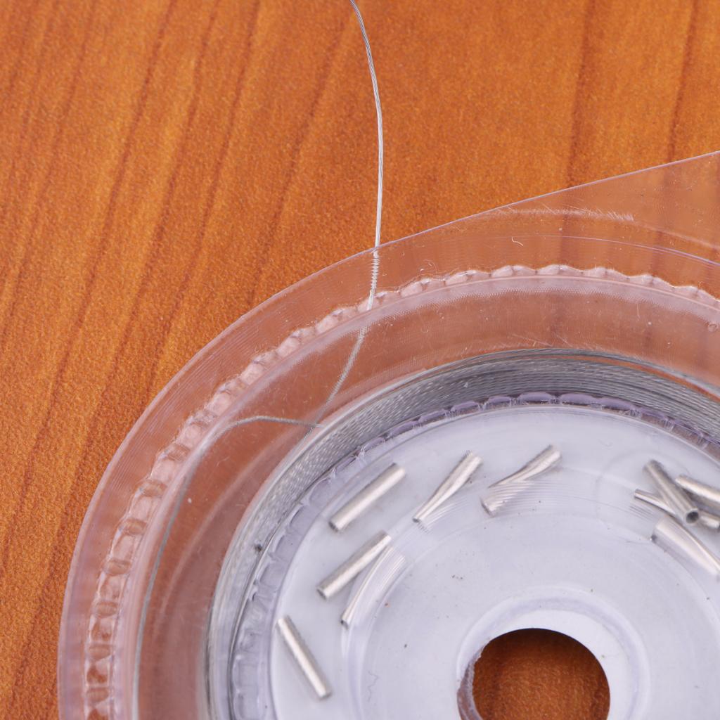 Stainless Steel Fishing Leader Wire 7 Strands Fishing Leader Line 33ft/10LBS