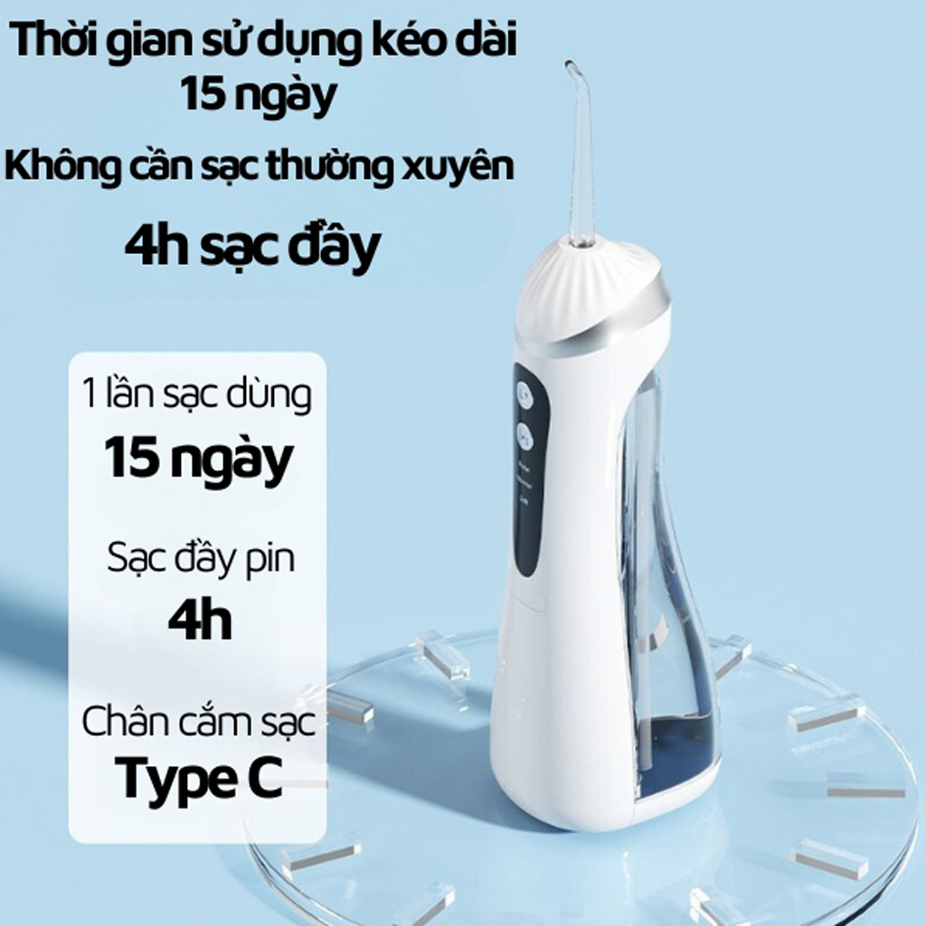 Máy tăm nước SeaSy A16 chăm sóc răng miệng toàn diện, hiệu quả ngay tại nhà với thiết kế trẻ trung - Hàng Chính Hãng