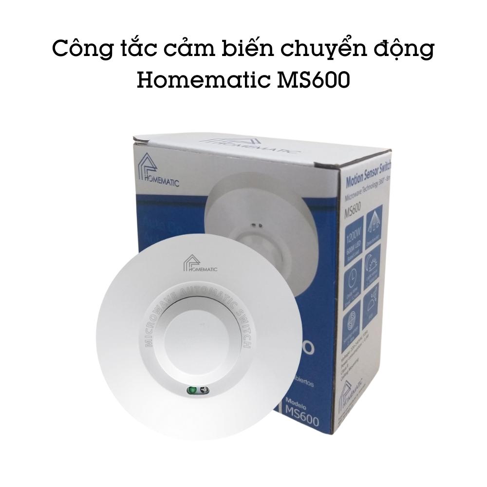 Cảm biến bật tắt đèn khi có người radar Homematic MS600