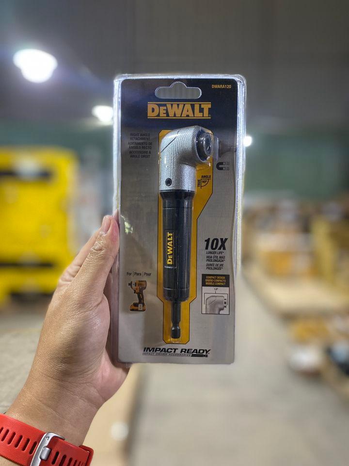 ĐẦU CHUYỂN GÓC KHÔNG DÂY DEWALT DWARA120 - HÀNG CHÍNH HÃNG