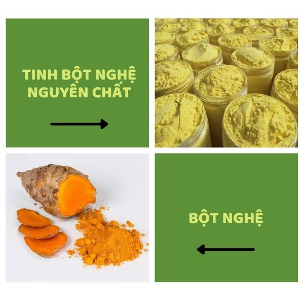 Tinh bột nghệ vàng nguyên chất TABAHA 300g