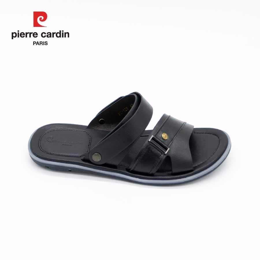 Sandal nam da bò thật Pierre Cardin PCMFWL 129, thiết kế có quai hậu, dễ mang, phù hợp với mùa hè, thoát hơi tốt