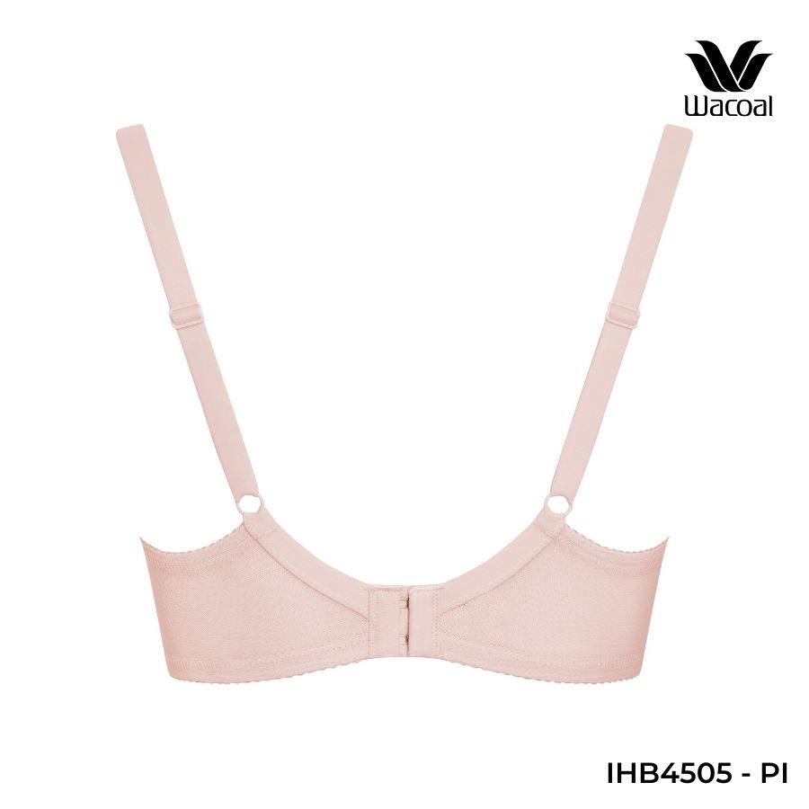 Áo lót Wacoal có gọng IHB4505 nâng ngực vừa, mút mỏng 1cm, có khe nhét mút, ren thêu