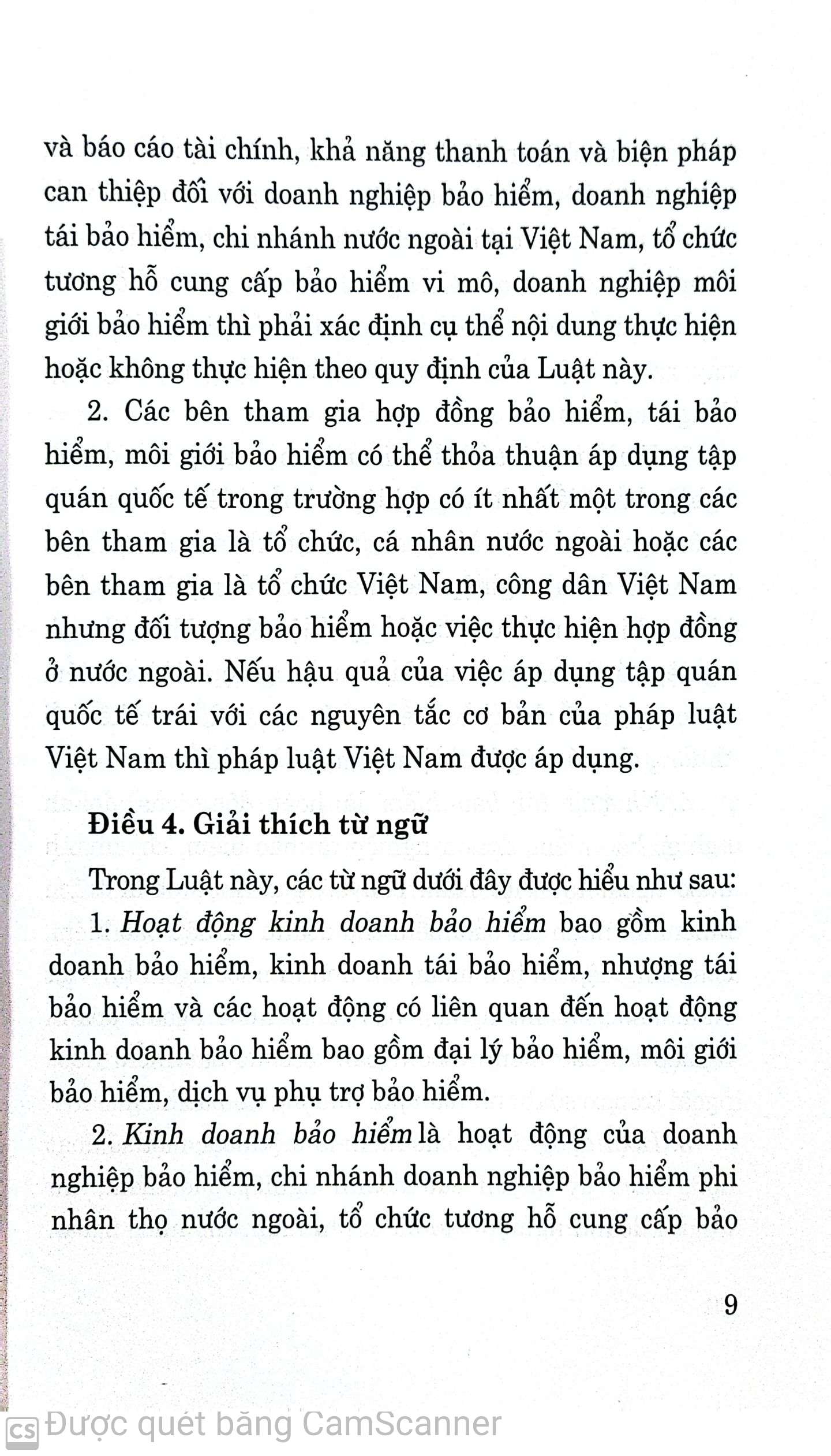 Luật Kinh doanh bảo hiểm