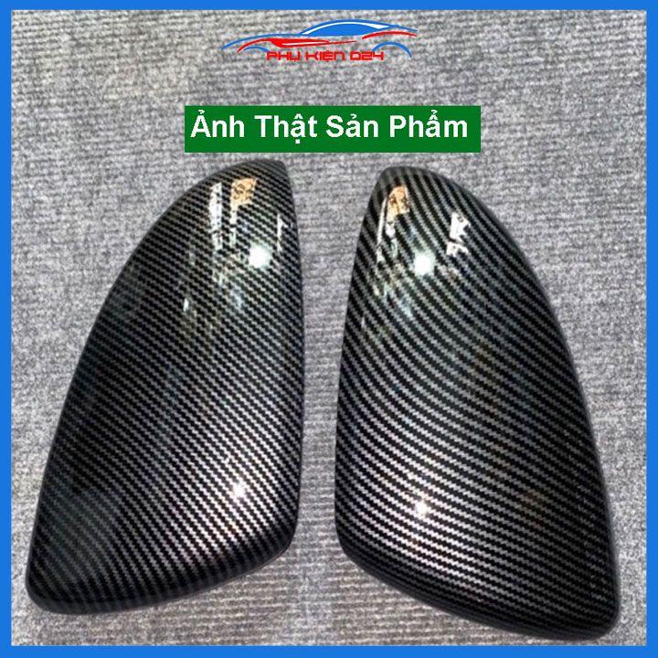 Ốp gương Cerato 2019-2020-2021-2022 vân Cacbon bảo vệ chống trầy trang trí làm đẹp xe