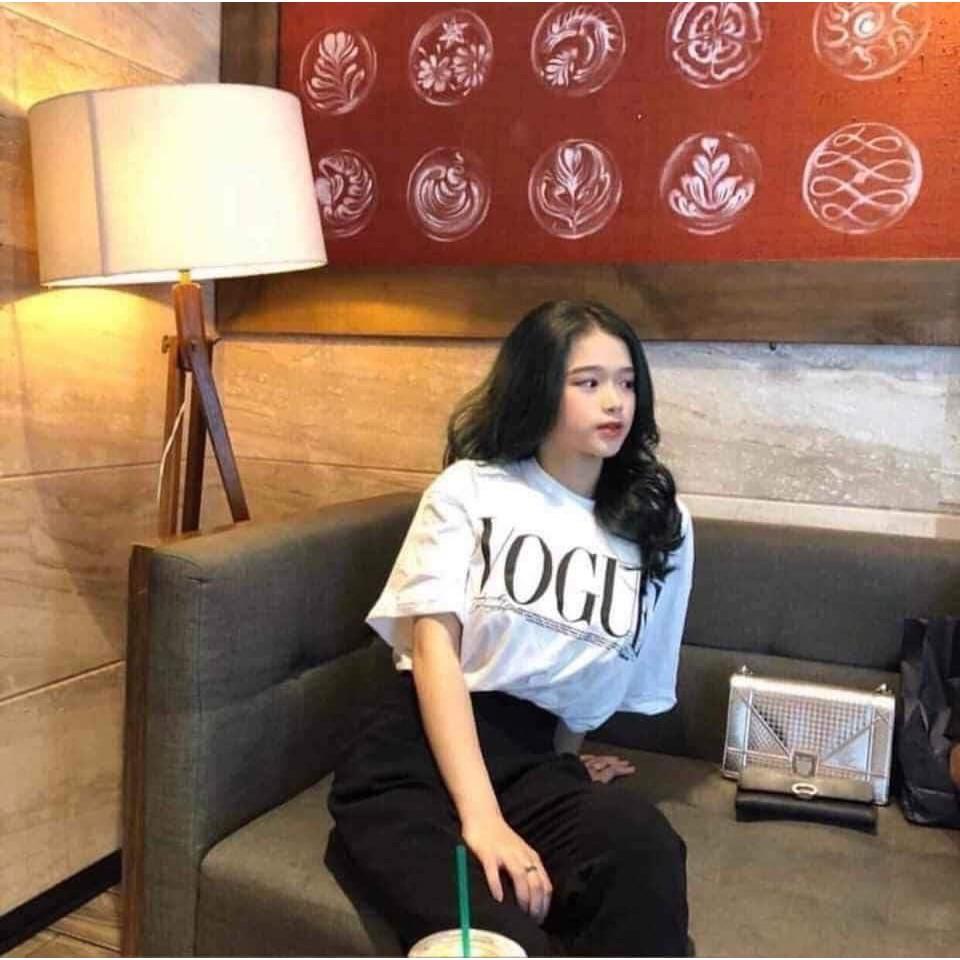 Áo Thun Nữ Tay Lỡ VOUGE HOTTREND - KÈM HÌNH THẬT