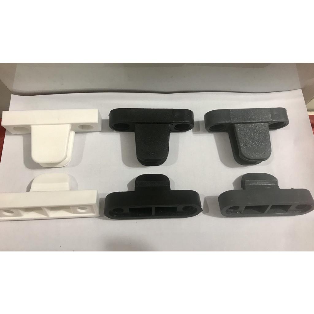 Cục hít cửa nhôm, cửa nhựa, cửa gỗ - 3 màu, xám,đen, trắng