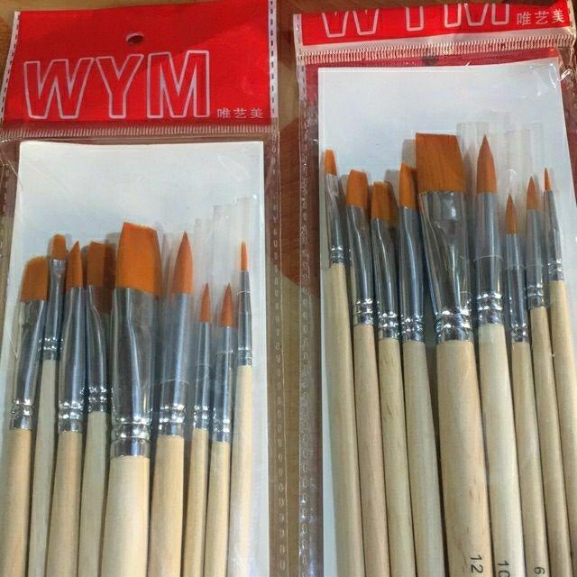 Bộ bút 9 cây thân gỗ