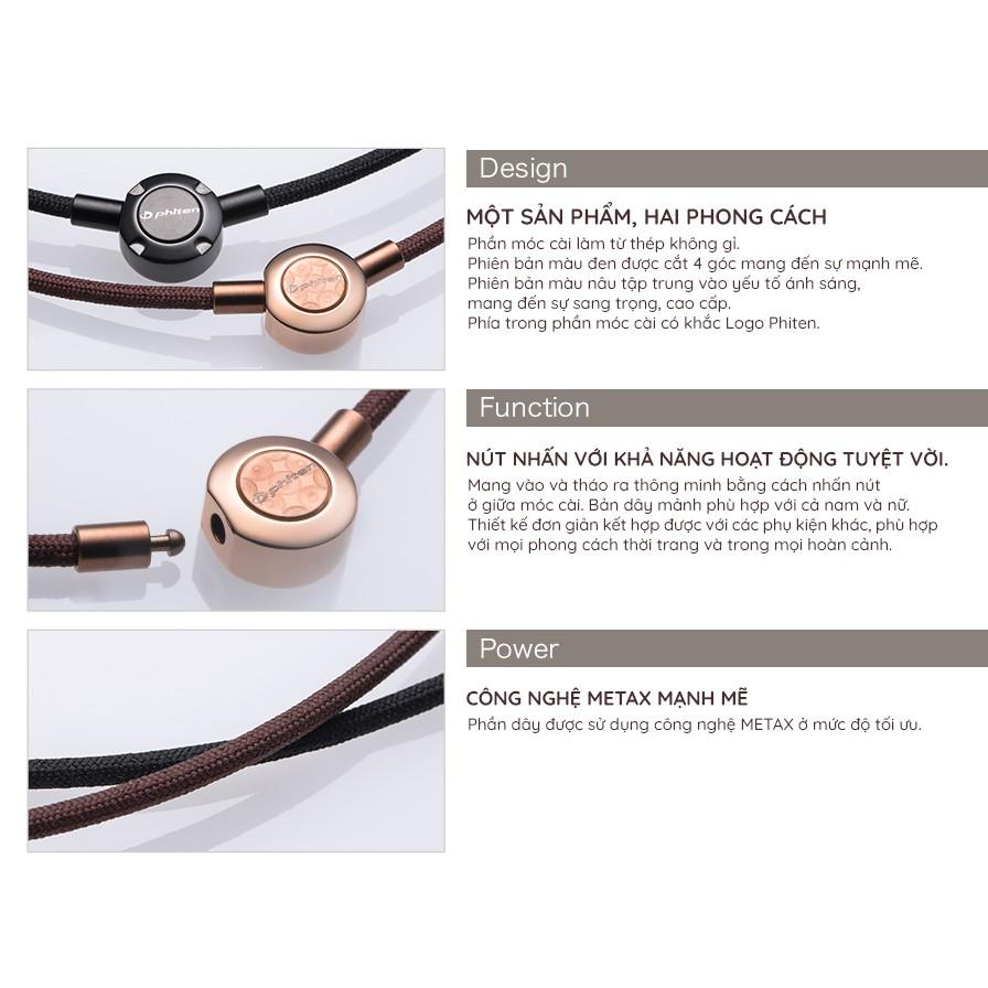 Vòng Cổ Phiten Rakuwa Metax Push Type -TG765053/TG765152