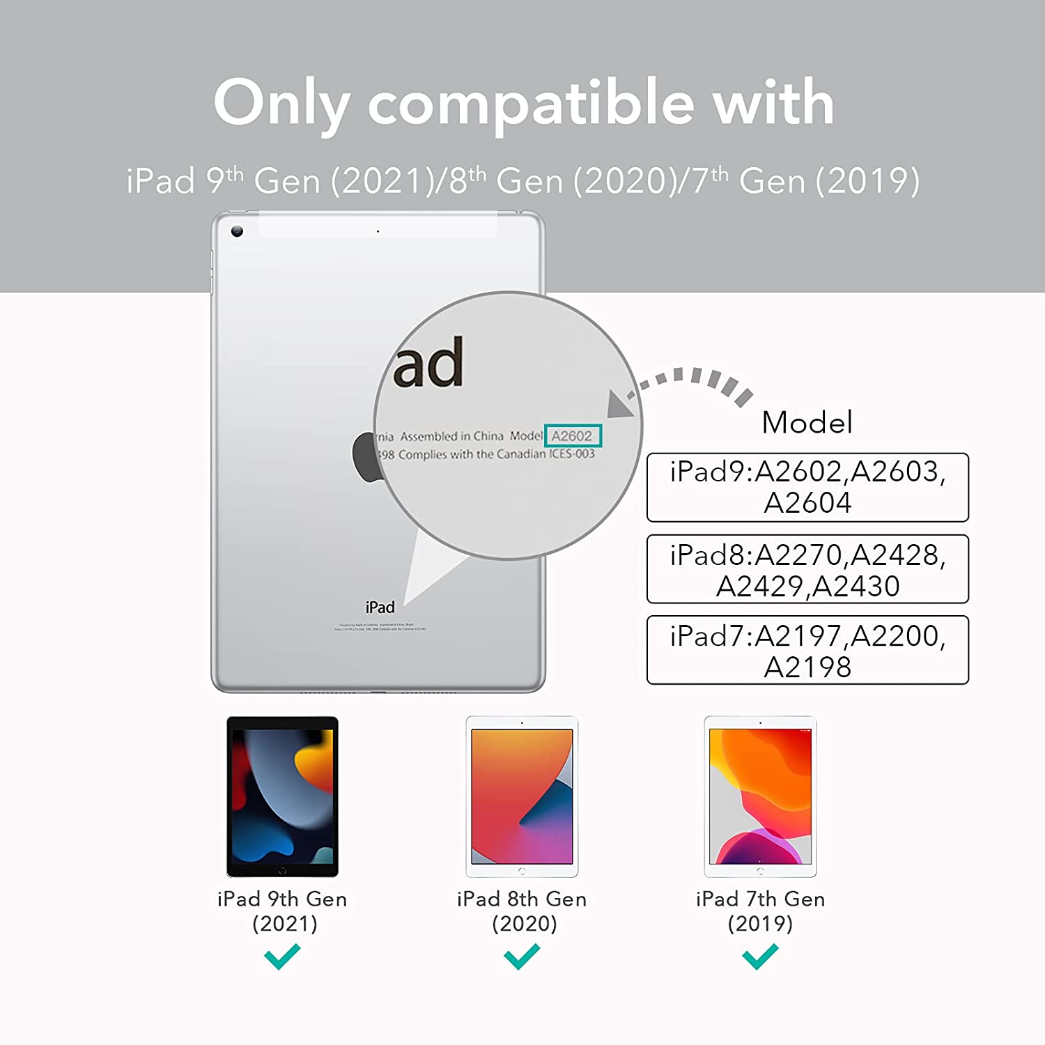 Bao da dành cho iPad Gen 9 10.2 inch 2021 ESR Urban Premium Folio Case - Hàng Nhập Khẩu
