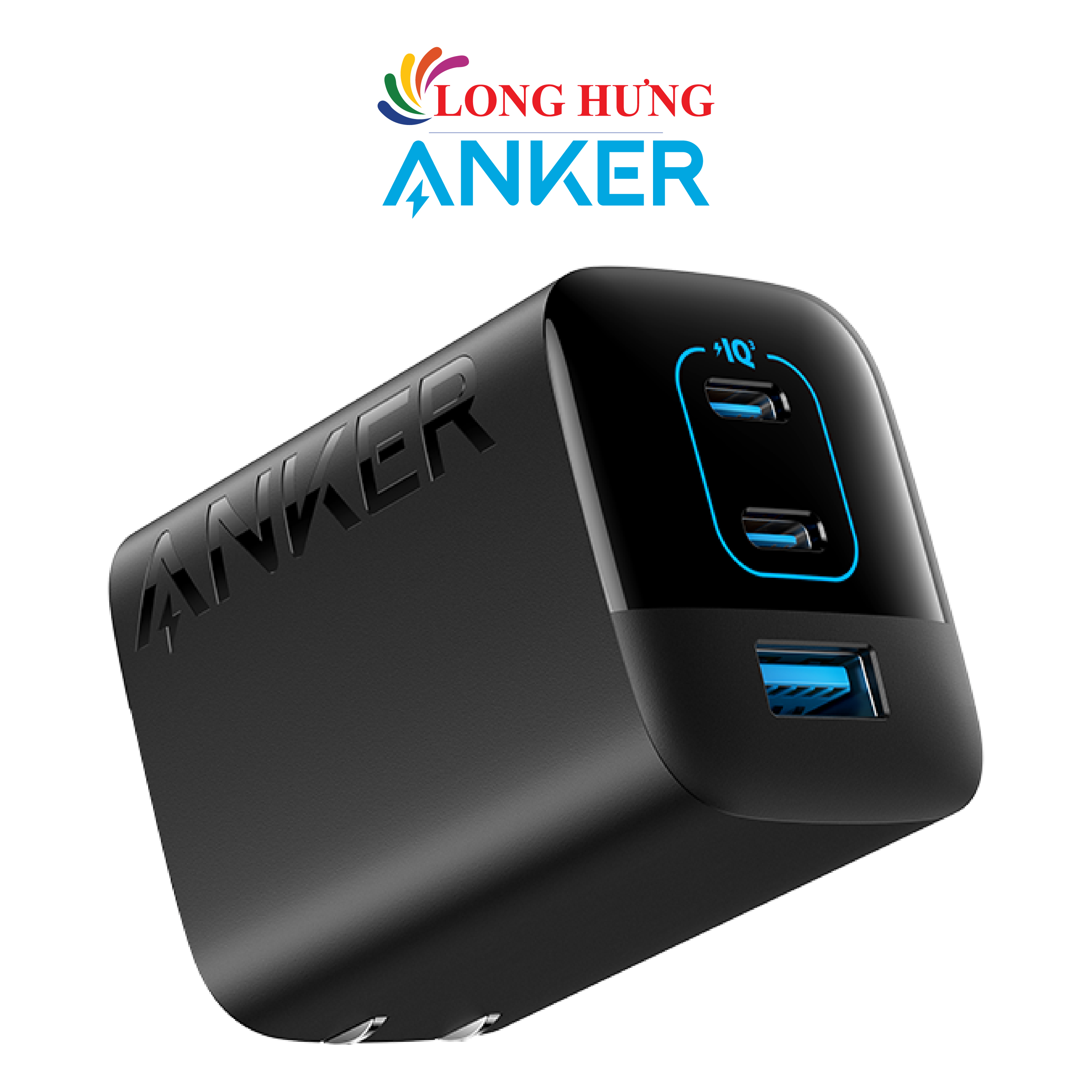 Cốc sạc Anker 336 Charger 1USB 2Type-C 67W A2674 - Hàng chính hãng