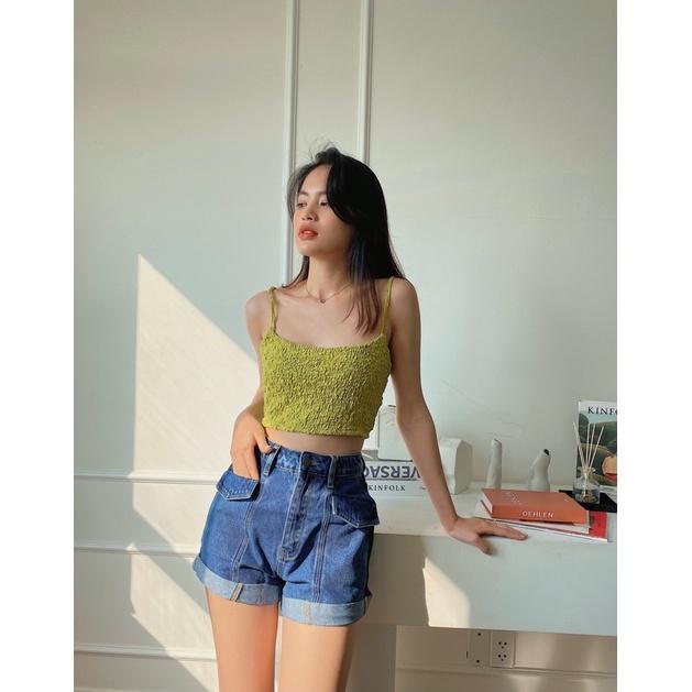 Áo croptop hay dây nhún REVERCLOTHINGS Wabi Top