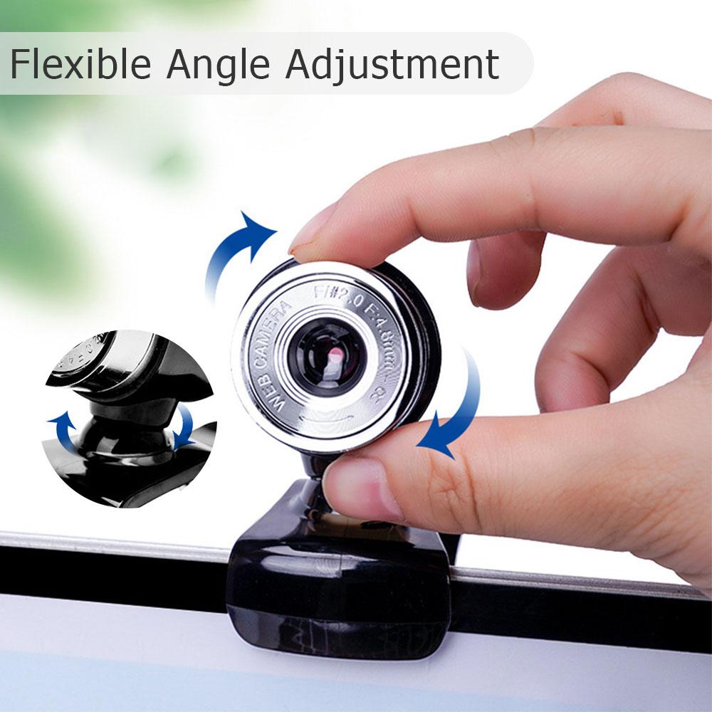 Máy ảnh PC Webcam 480P USB với Micrô để Truyền trực tuyến Video Cuộc họp Giảng dạy Tương thích với Máy tính để bàn