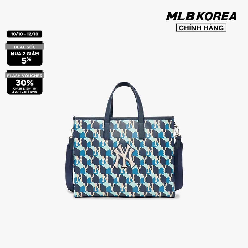 MLB - Túi tote chữ nhật Cube Monogram Medium 3AORM042N