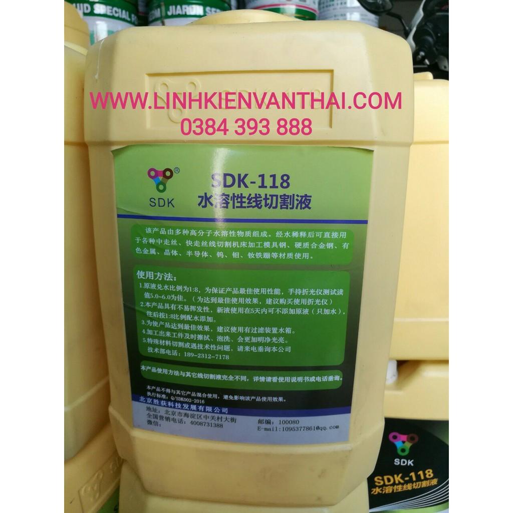 DẦU CẮT DÂY SDK-118/ 10 LÍT/ TẶNG 1 THÙNG 3L