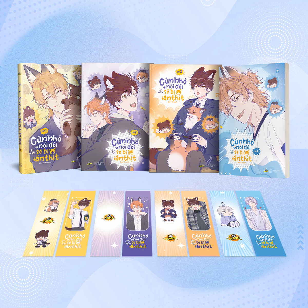 Sách - Cún Nhỏ Nói Dối Sẽ Bị Ăn Thịt - Tập 4 - Tặng Kèm Bookmark Hai Mặt
