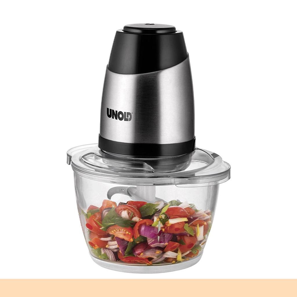 Máy Xay Thịt, Rau, Củ UNOLD 7851, Cối Thủy Tinh 1.2L, Công Suất 350W, Lưỡi Thép Kép, Nhập Đức, BH 12 Tháng