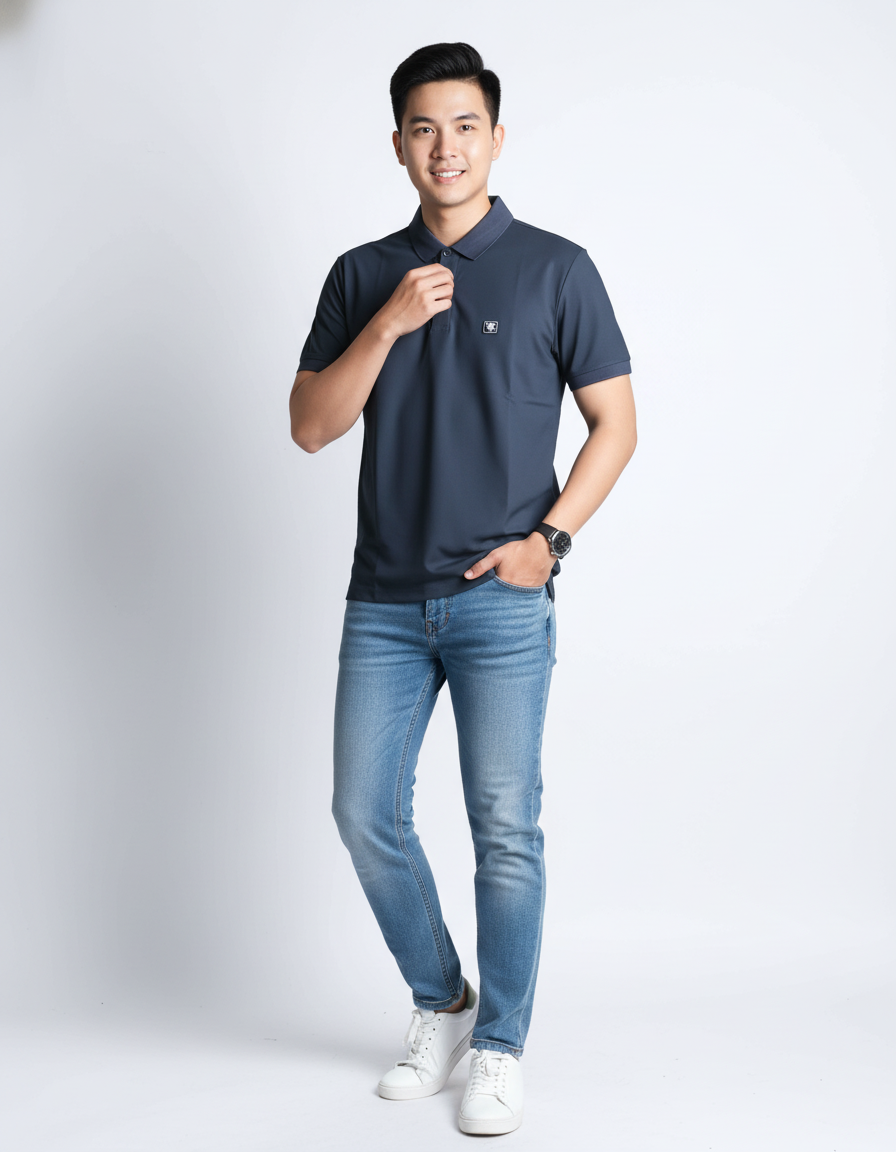 Áo Polo Nam  Slim Fit màu HR4-F025-23