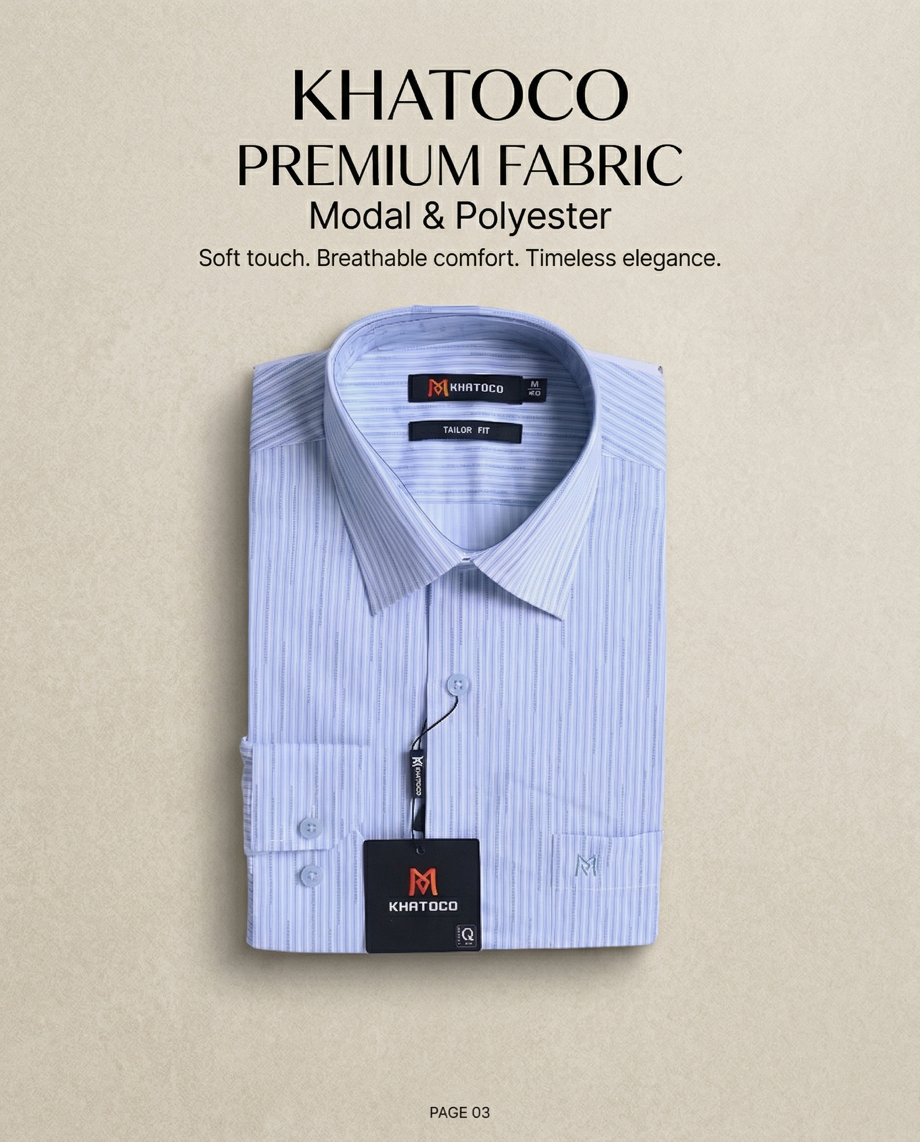 Áo sơ mi nam tay dài Khatoco (M-2XL)