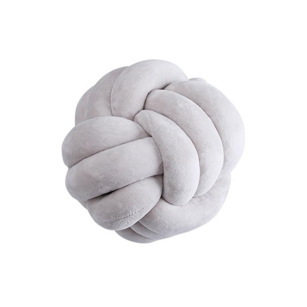 5 màu sắc Ném, Gối Phòng Ngủ Ném Gối Trẻ Em Phòng Khách Phòng Dệt Thiết Kế Nút Thắt Gối Cotton Nhung Thắt Nút Đệm