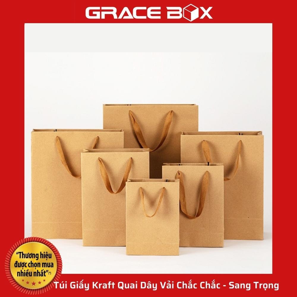 Túi Giấy Kraft Quai Dây Vải Chắc Chắc - Sang Trọng