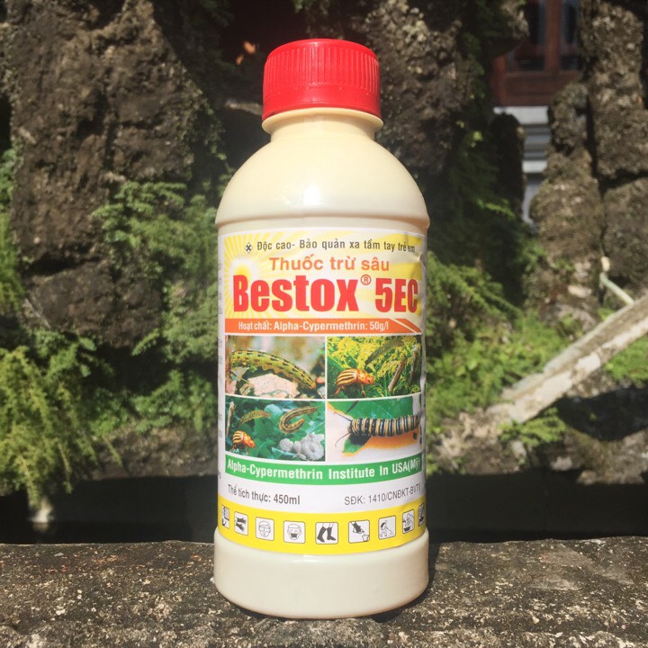 Thuốc trừ sâu, bọ trỉ, bù lạch, bọ xít Bestox 5EC 450ml