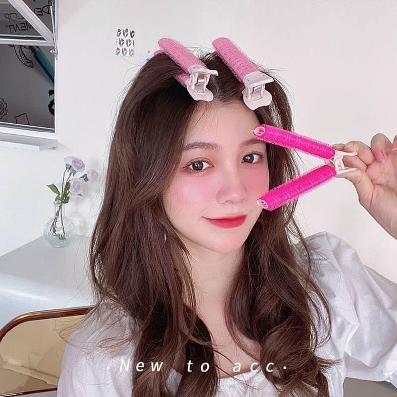 SET 2 KẸP PHỒNG TÓC TỰ NHIÊN