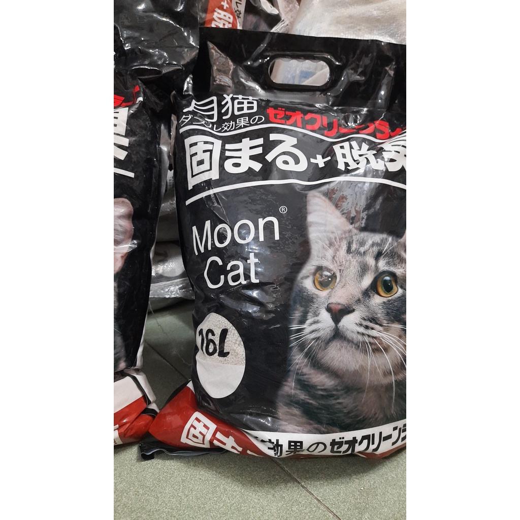 Cát mèo, Cát vệ sinh cho mèo Cát Nhật Đen Moon Cat 16L