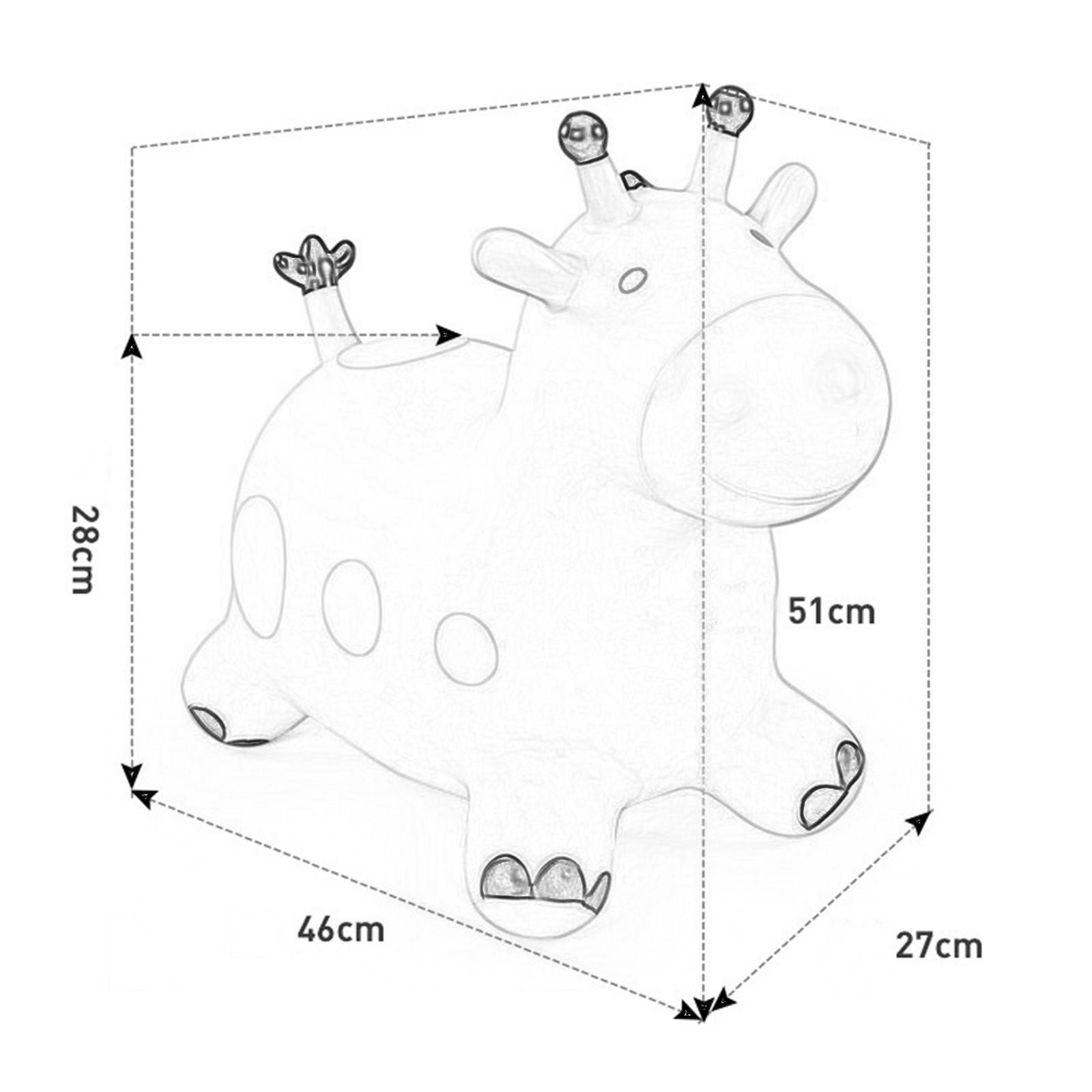 Inflatable Bouncy Animal Toddlers Toy with Music Indoor Outdoor Used