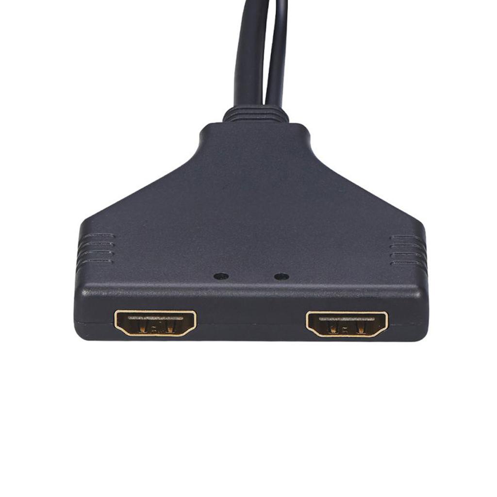 HDMI 2.0 1 In 2 Out Splitter HD Male To 2 HDMI