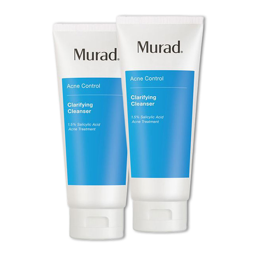 Combo 2 Hộp Sữa rửa mặt cho da mụn Murad Clarifying Cleanser (200ml - fullsize)