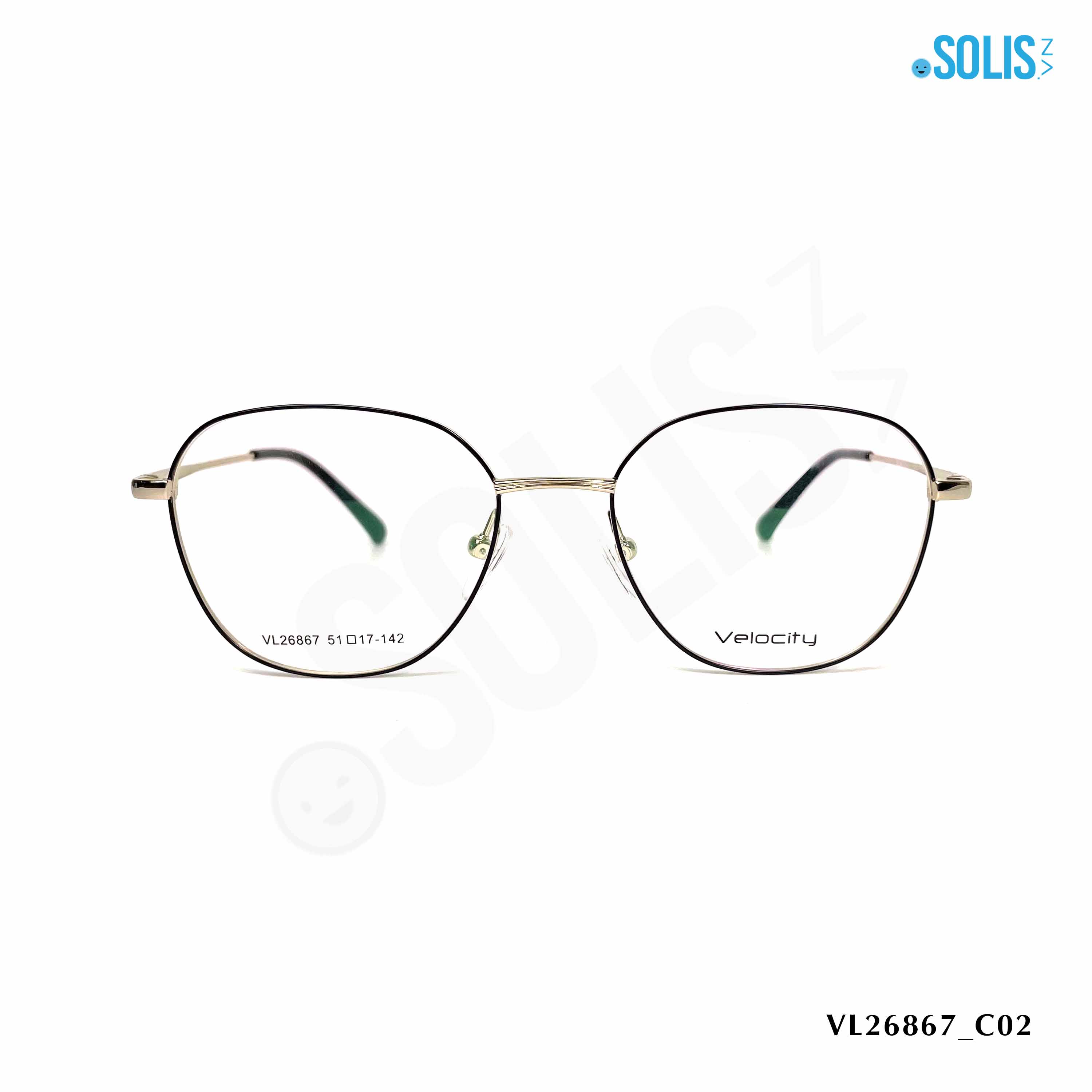 Gọng kính KL hiệu Velocity VL26867 - KÍNH KIM LOẠI HIỆU VELOCITY VL26867 KÍCH THƯỚC 51-17-142