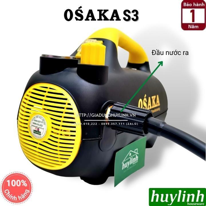 Máy xịt rửa xe chỉnh áp Osaka S3 - Công suất 2400W - Tặng béc rửa máy lạnh - Hàng chính hãng