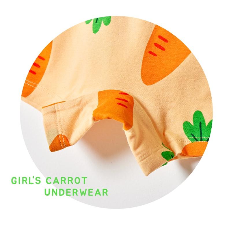Set 3 quần chip đùi cho bé gái U6007 - Unifriend Hàn Quốc, Cotton Organic