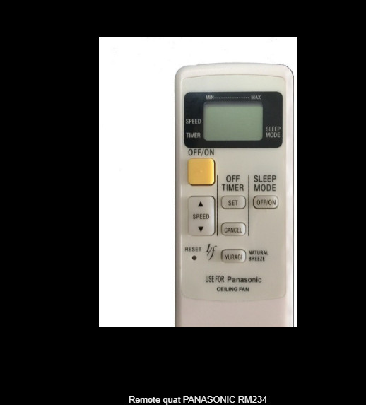 Remote quạt RM234 hàng chính hãng
