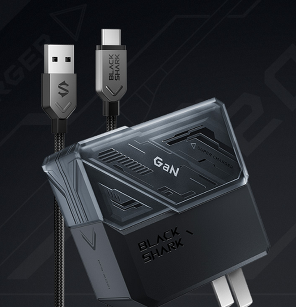 Bộ cáp củ sạc nhanh GaN Black Shark Starflow 120W hỗ trợ nhanh lên đến 120w