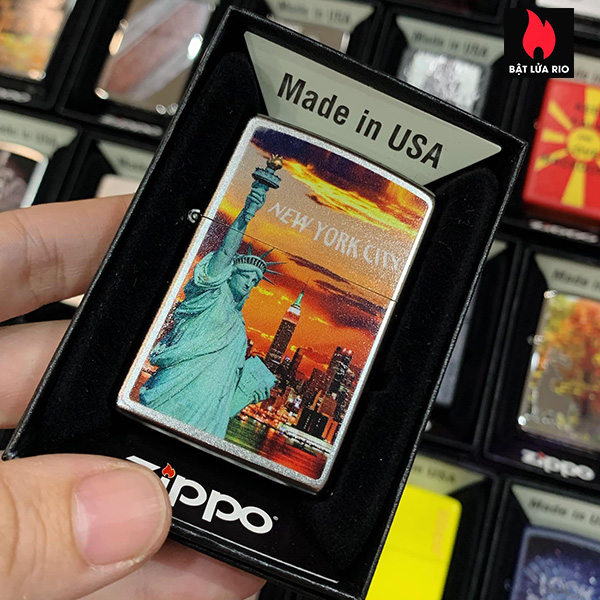 Bật Lửa Zippo 205 Sol New York Skyline