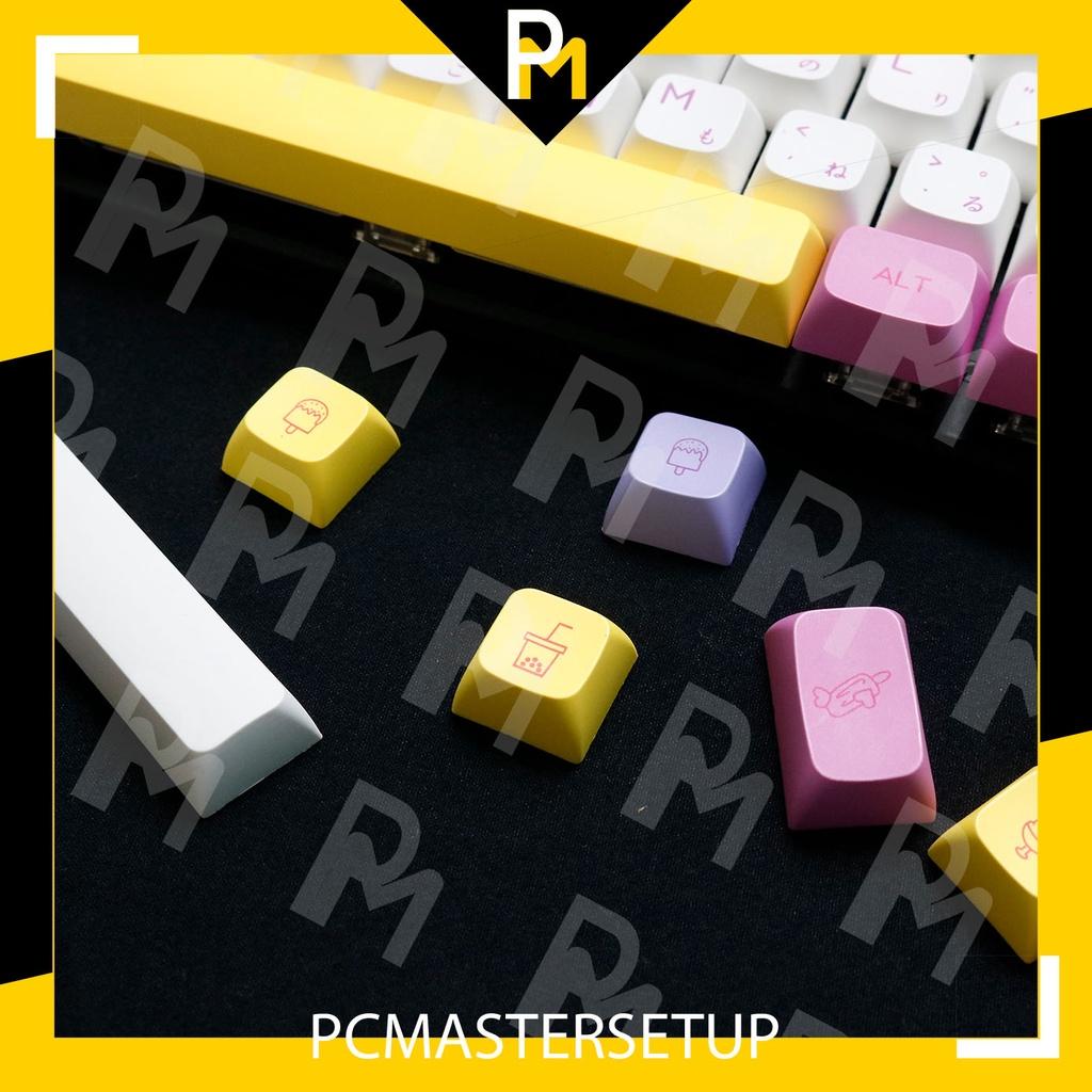 Keycap Ice Cream XDA profile nhựa pbt cao 9.5mm