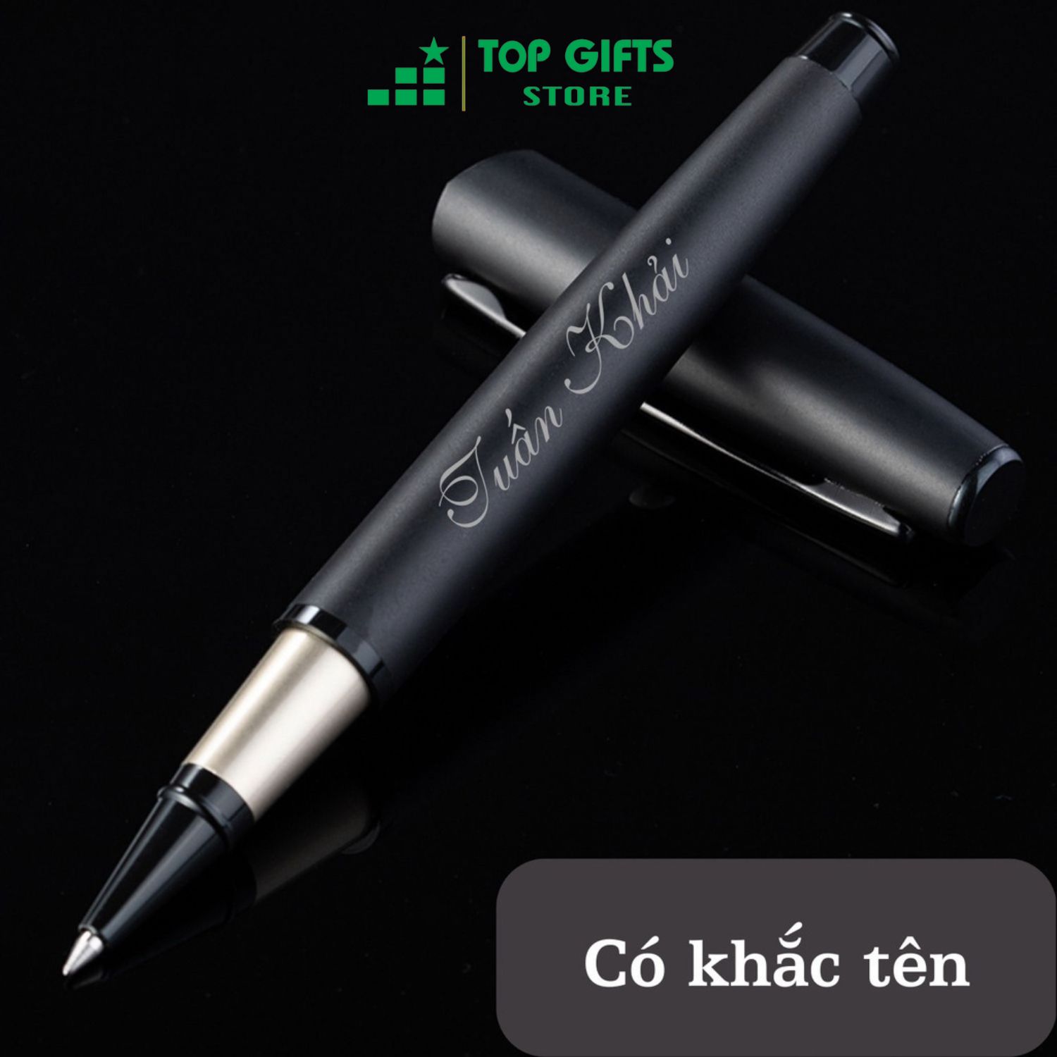 Bút ký cao cấp khắc tên ND020 - Quà tặng khắc tên theo yêu cầu mực xanh ngòi 0.5mm