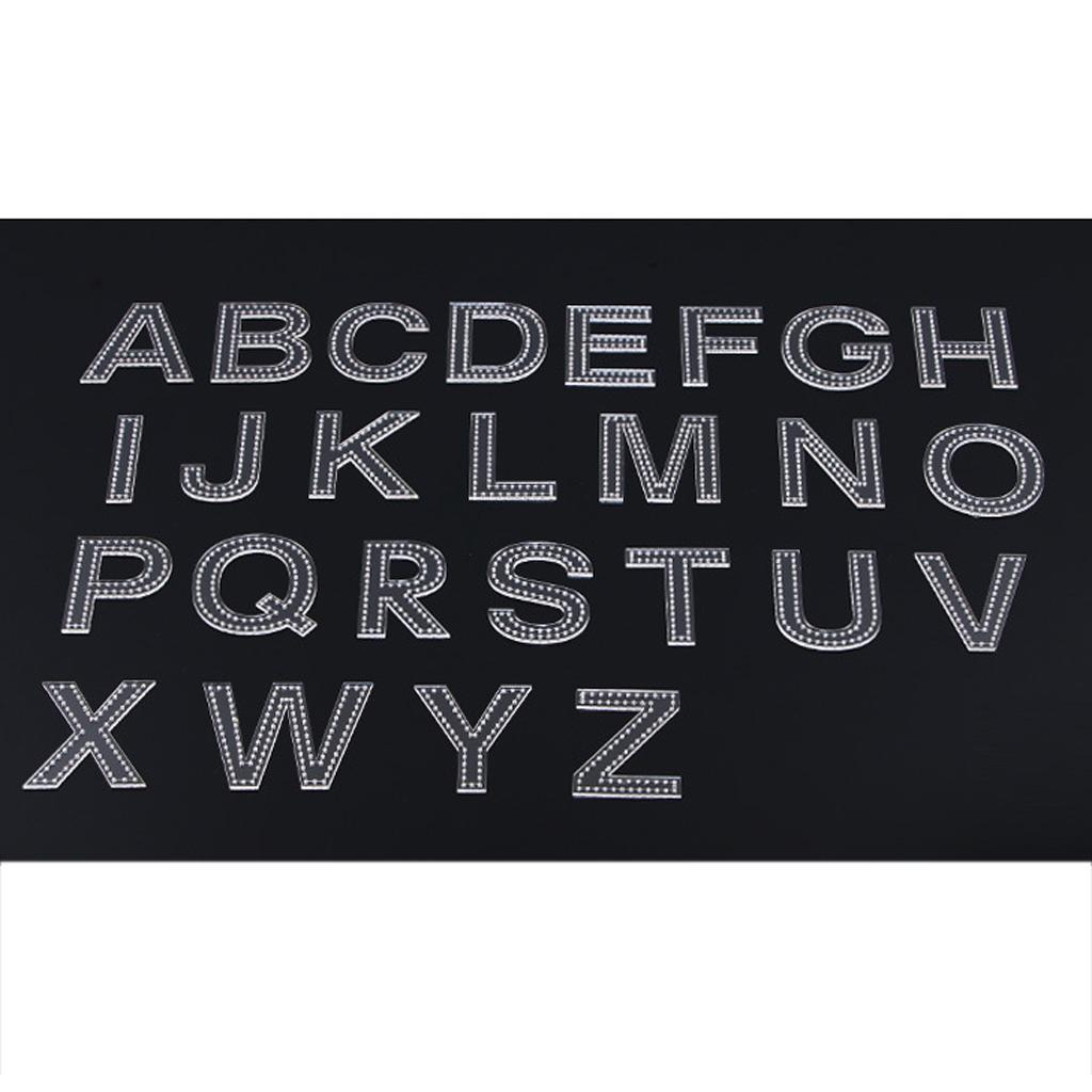 26 Pieces/Set DIY Leather Craft Clear Acrylic Pendant Stencil Template