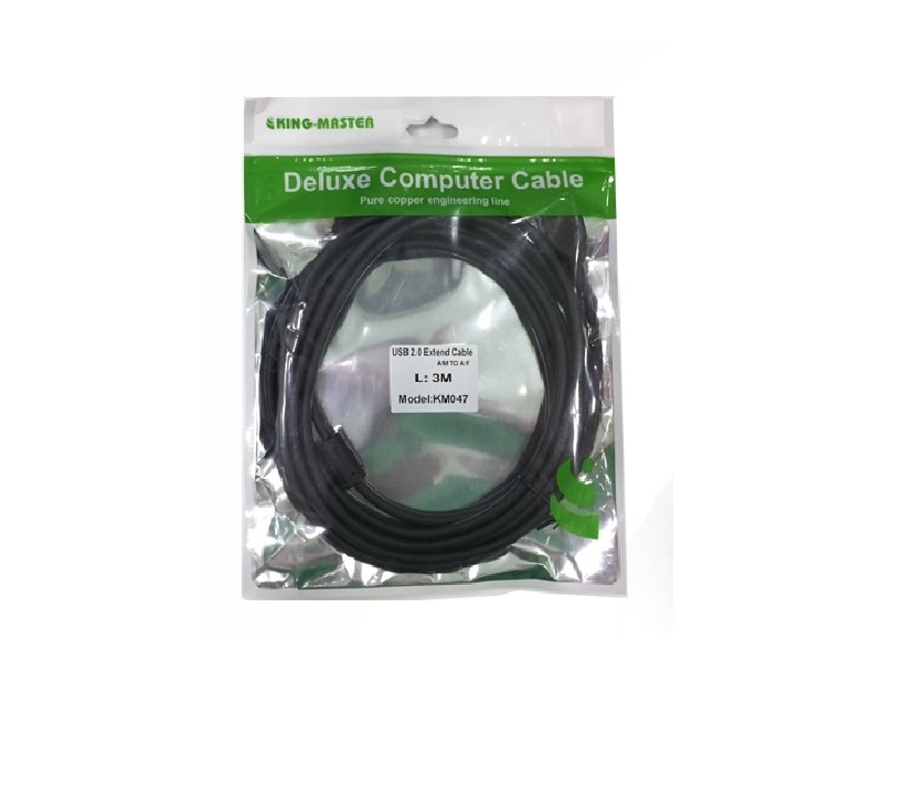 CÁP USB ND Kingmaster 3m KM 047, 5M KM048,10M KM049 ,CÁP NỐI DÀI USB,CÁP USB 2.0-HÀNG CHÍNH HÃNG