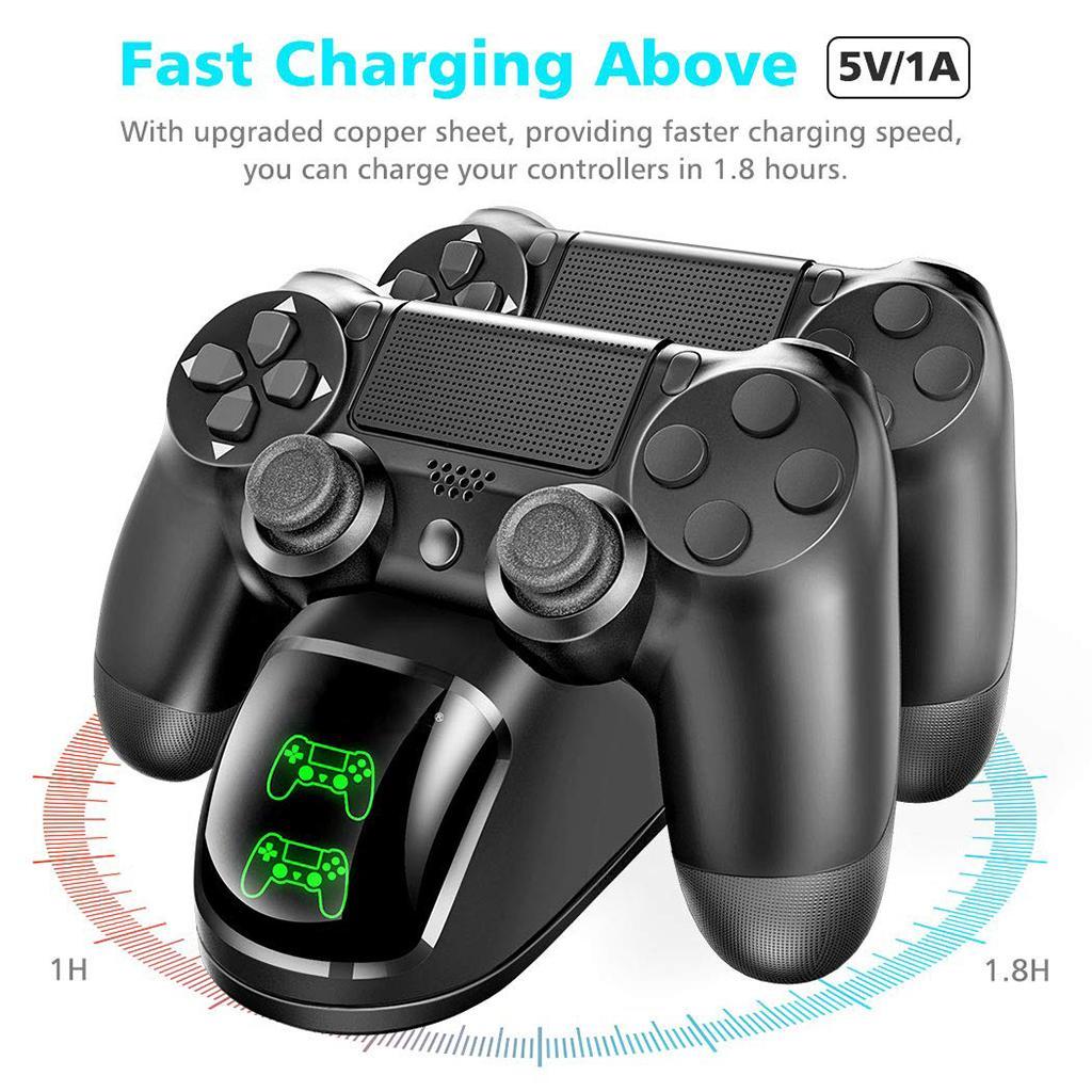 Wireless Controller Dual USB Charge Dock Station for Pro Controller