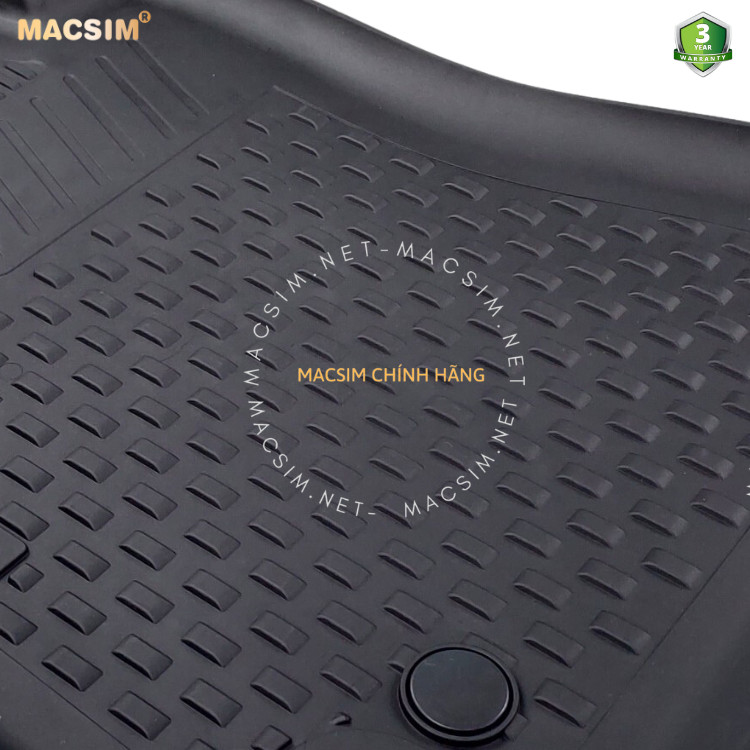 #Mercedes C, Thảm lót sàn ô tô nhựa TPE Silicon Mercedes C Series W205 2014-2021 Black,Beige Nhãn hiệu Macsim