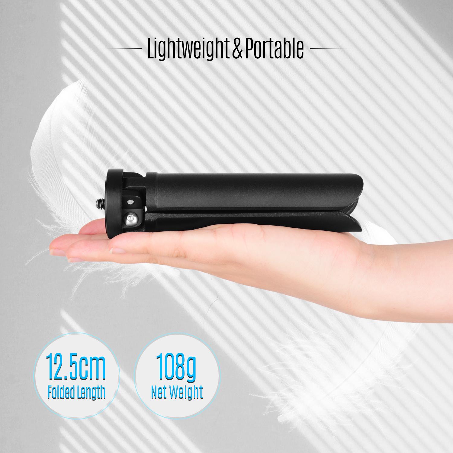 Chân đế kim loại để bàn mini 1/4 inch Vít cho điện thoại thông minh Ổn định Gimbal Tương thích với Feiyu G5 / G6 / G6
