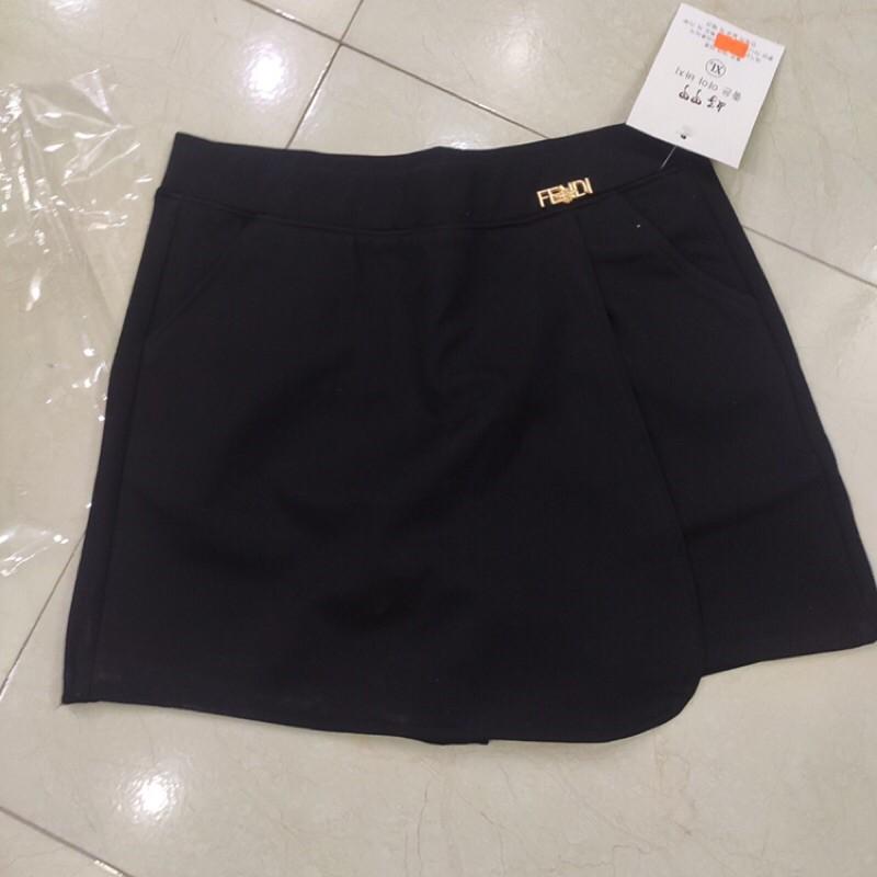 Quần đùi nữ giả váy lưng cao cạp chun cực xinh - Quần short nữ ngắn from dáng quần nữ váy mặc công sở thể dục tập gym