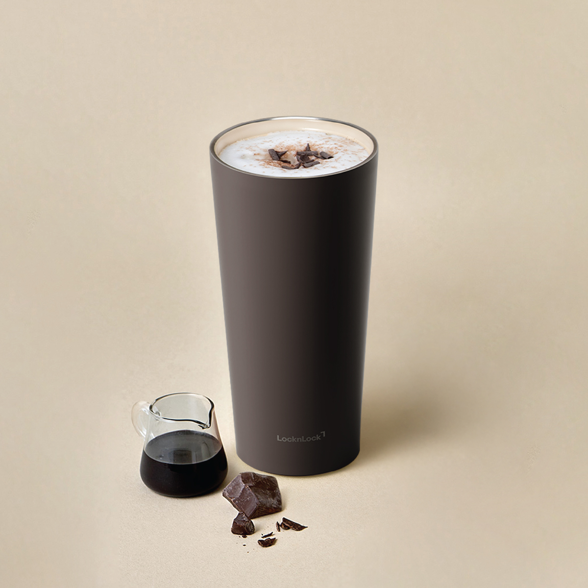 Ly Giữ Nhiệt LocknLock Energetic Ceramic Tumbler 550ml LHC3414, Hàng Chính Hãng, Thép Không Gỉ Phủ Sứ - JoyMall